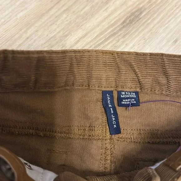 Janie and Jack The Straight Leg Corduroy Pant size 18-24m - Picture 3 of 4